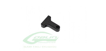 ALUMINUM BELLCRANK BASE BLACK MATTE-G. BLACK NITRO/THUNDER