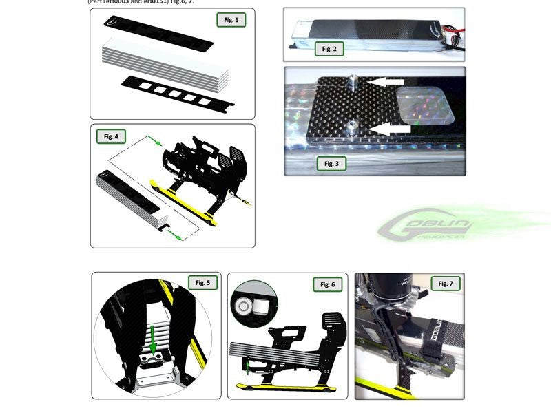 CARBON FIBER BATTERY TRAY - GOBLIN 630/700/770