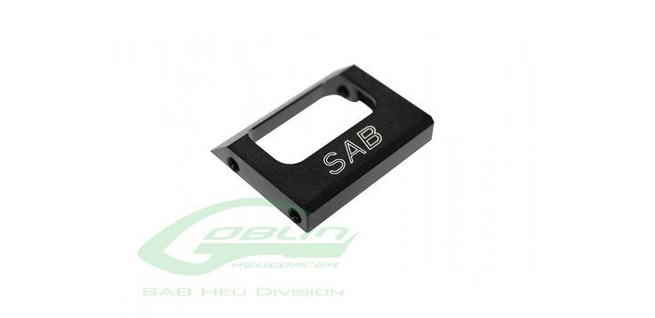 ALUMINUM TAIL CASE SPACER BLACK MATTE - GOBLIN BLACK NITRO/BLACK THUNDER