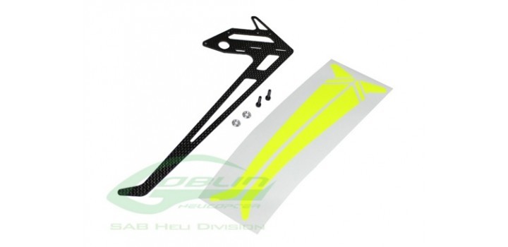 CARBON FIBER VERTICAL FIN - GOBLIN BLACK NITRO/THUNDER