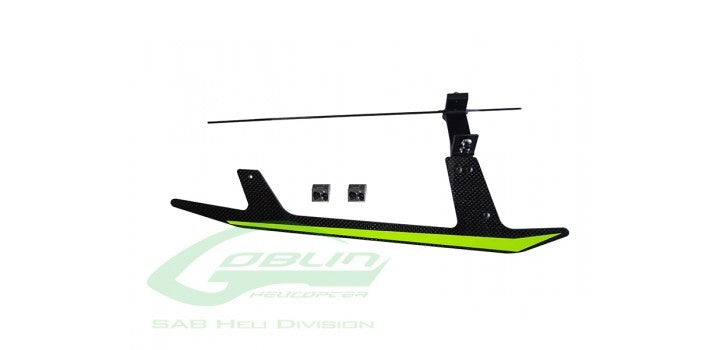 CARBON FIBER LANDING GEAR SET - GOBLIN BLACK THUNDER