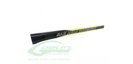 CARBON FIBER TAIL BOOM YELLOW/CARBON 700 SIZE - GOBLIN BLACK NITRO/THUNDER