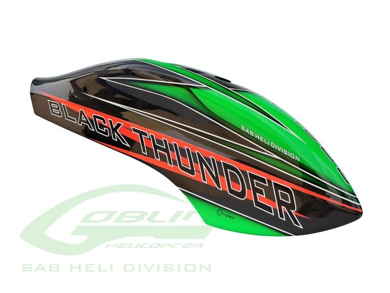 CANOMOD AIRBRUSH CANOPY GREEN/CARBON G. BLACK THUNDER 700