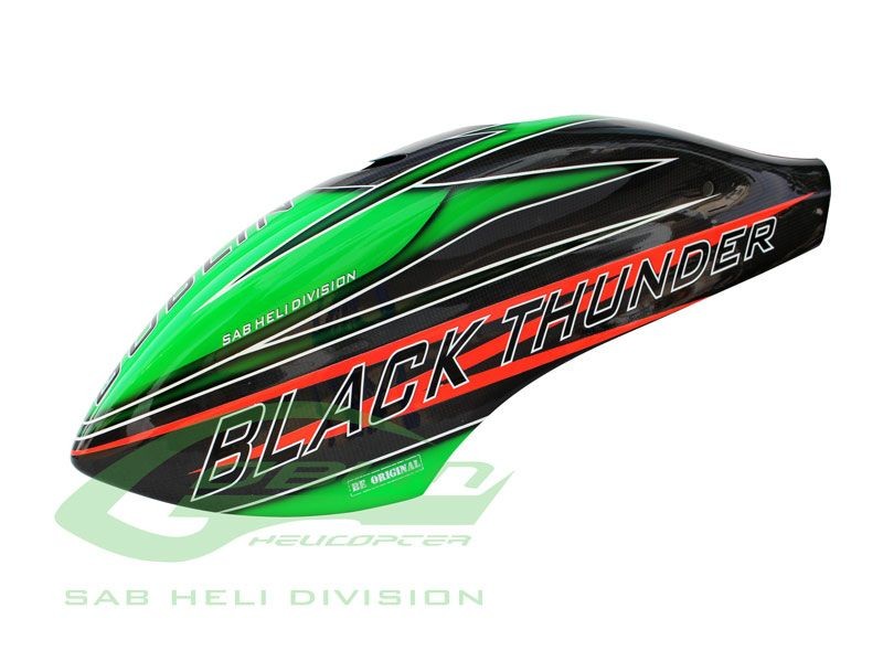 CANOMOD AIRBRUSH CANOPY GREEN/CARBON G. BLACK THUNDER 700