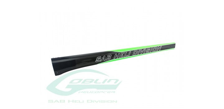 CARBON FIBER TAIL BOOM GREEN - G. BLACK NITRO/THUNDER 700