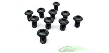 DIN 10.9 BUTTON HEAD SOCKET CAP M4X10 (8PCS)