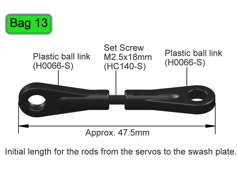 THREAD ROD M2,5X18