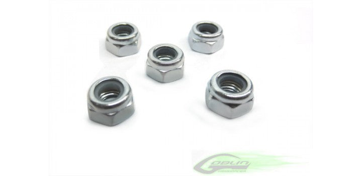 METRIC HEX NYLON NUTS M5 H4,8
