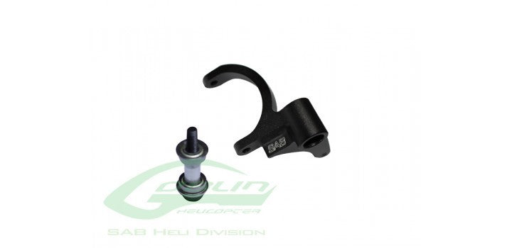 TAIL BELLCRANK SET BLACK MATTE - GOBLIN BLACK NITRO/BLACK THUNDER