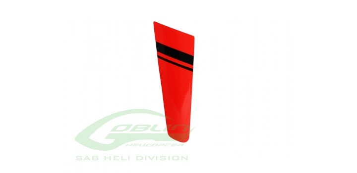 MINI COMET TAIL FIN RED