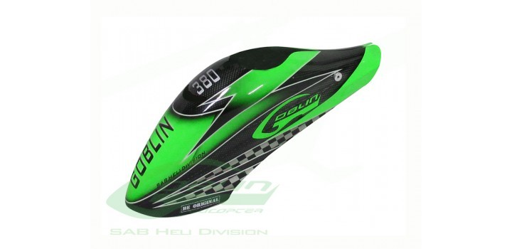 CARBON CANOPY SAB GREEN/ BLACK - GOBLIN 380