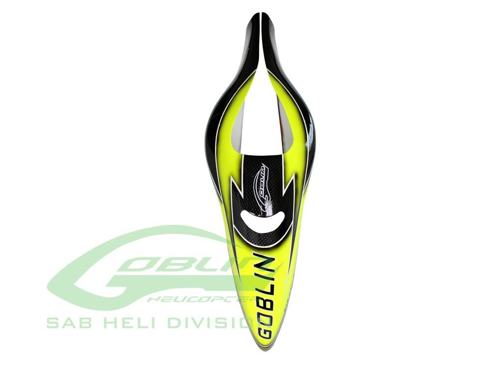 CANOMOD AIRBRUSH CANOPY SAB YELLOW/BLACK - GOBLIN 500 SPORT