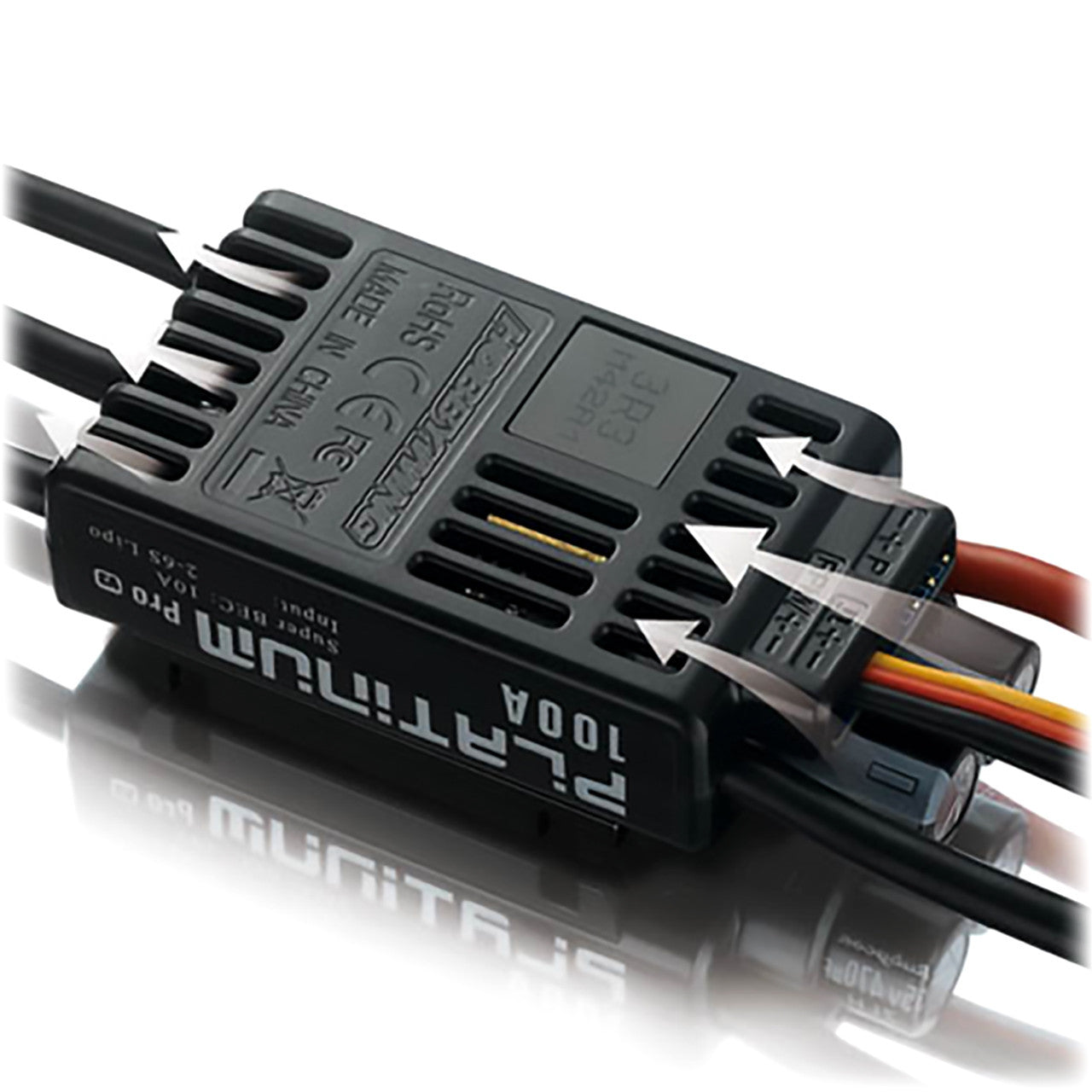 PLATINUM 100A V3 BEC BORSTELLOZE ESC 2-6S LIPO