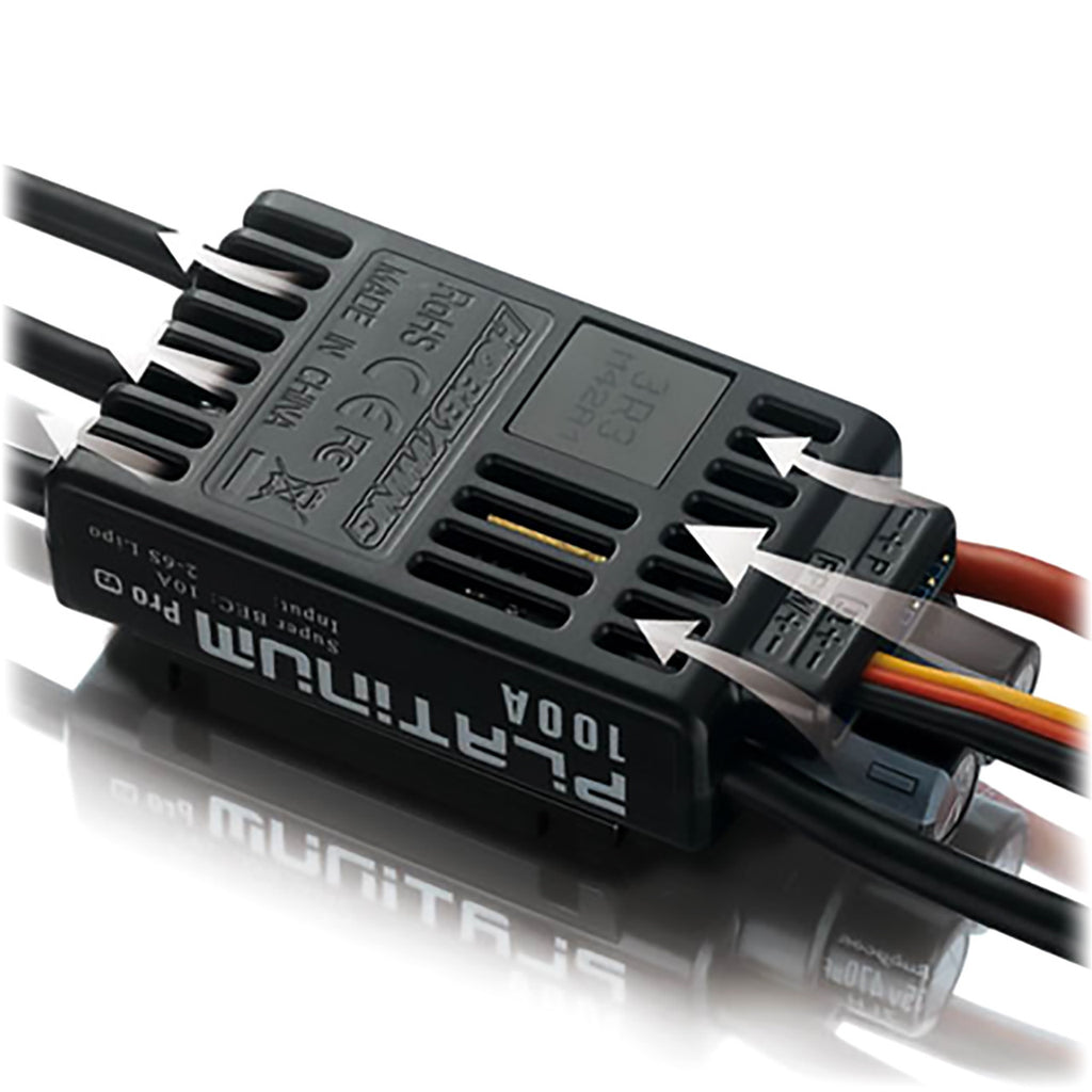 PLATINUM 100A V3 BEC BORSTELLOZE ESC 2-6S LIPO