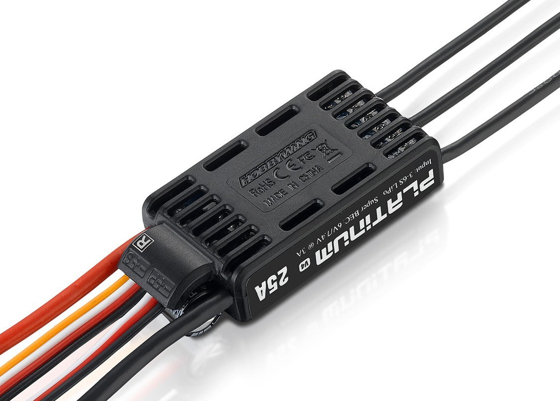 HOBBYWING PLATINUM Pro 25A-controller / ESC V4 - 3-6S BEC (3A)