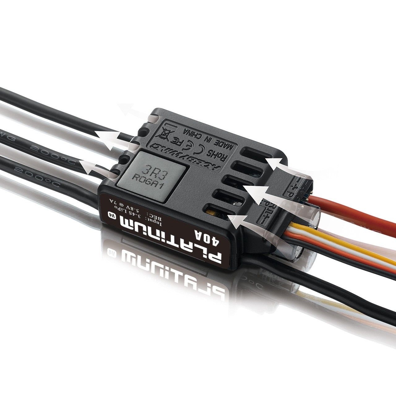 HOBBYWING PLATINUM PRO 40A-controller V4 3-4s, 7A BEC
