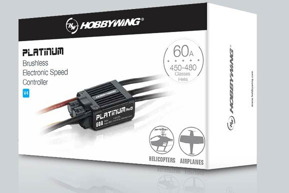 HOBBYWING PLATINUM PRO 60A-controller V4 2-6s, 7A BEC