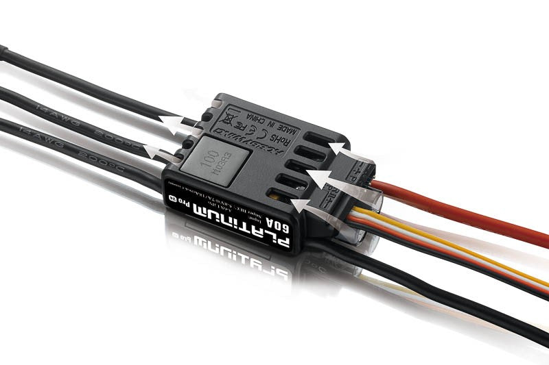 HOBBYWING PLATINUM PRO 60A-controller V4 2-6s, 7A BEC