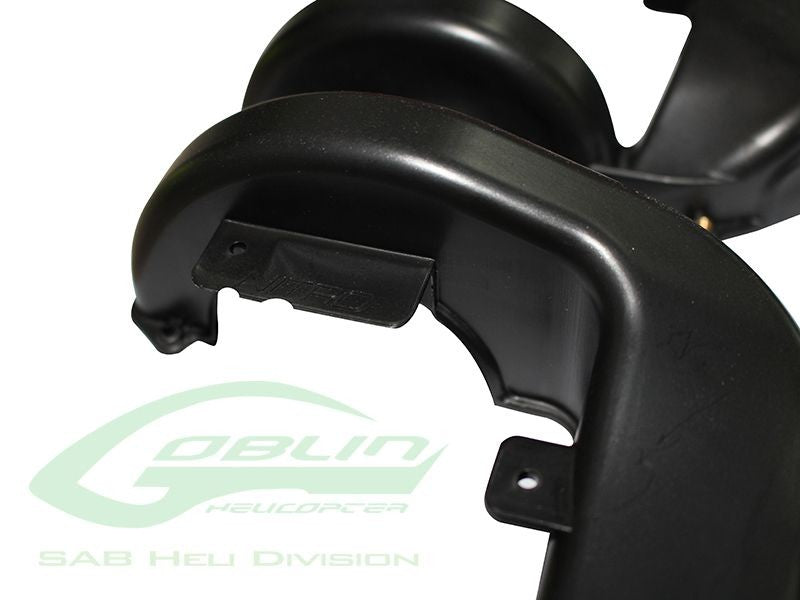 PLASTIC FAN CASE SET - GOBLIN BLACK NITRO