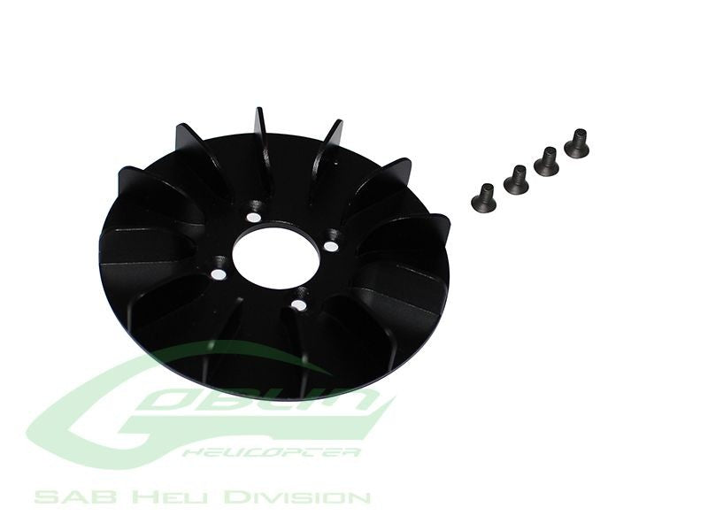 ALUMINUM ENGINE FAN - GOBLIN BLACK NITRO