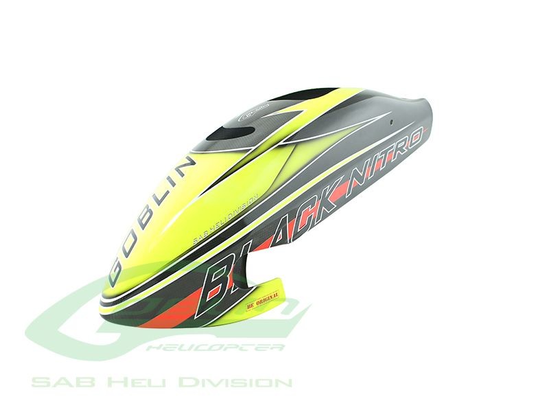 CANOMOD AIRBRUSH CANOPY YELLOW CARBON - GOBLIN BLACK NITRO