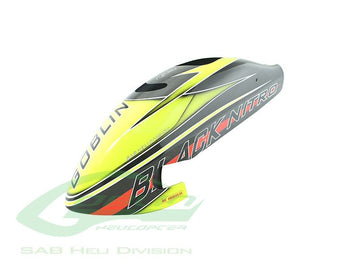 CANOMOD AIRBRUSH CANOPY YELLOW CARBON - GOBLIN BLACK NITRO