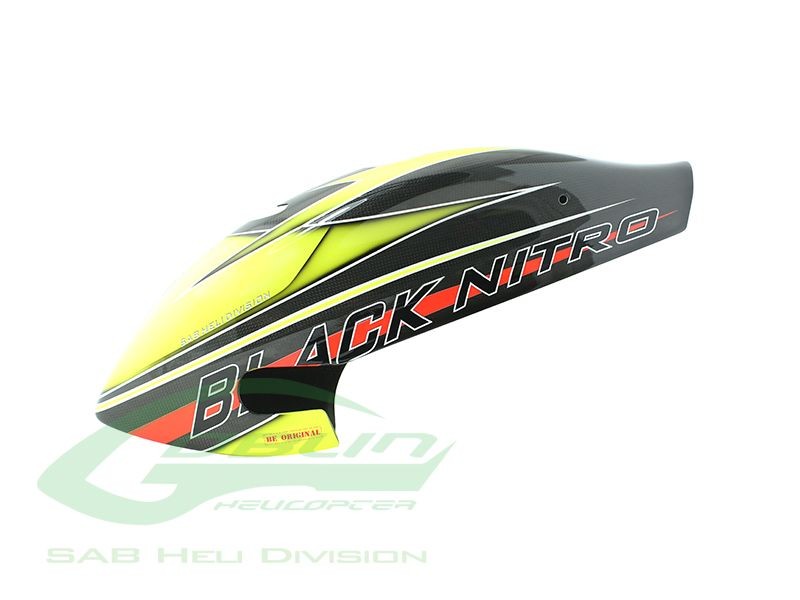 CANOMOD AIRBRUSH CANOPY YELLOW CARBON - GOBLIN BLACK NITRO