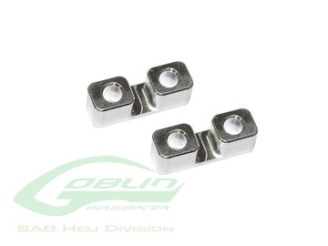 ALUMINUM THROTTLE SERVO SPACER - GOBLIN BLACK NITRO