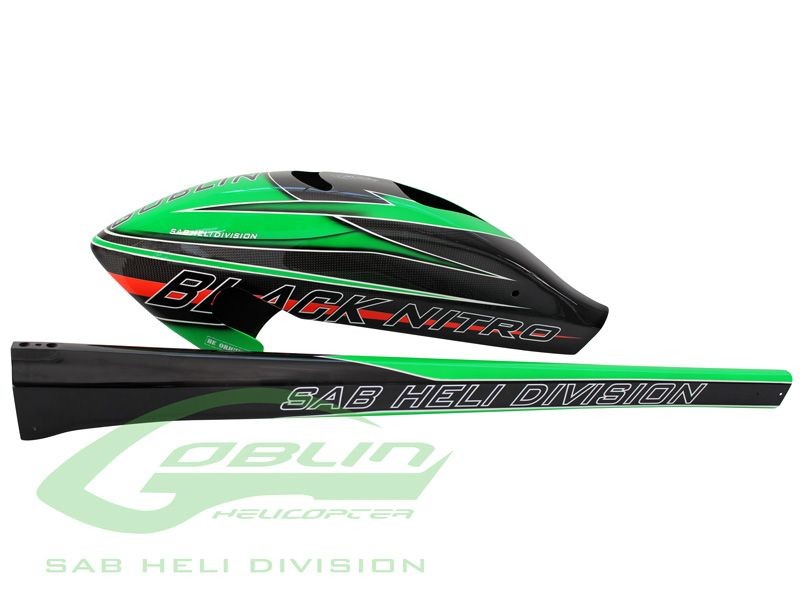 CANOMOD AIRBRUSH CANOPY GREEN CARBON - GOBLIN BLACK NITRO