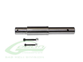 STEEL SECONDARY SHAFT - GOBLIN BLACK NITRO 650/700
