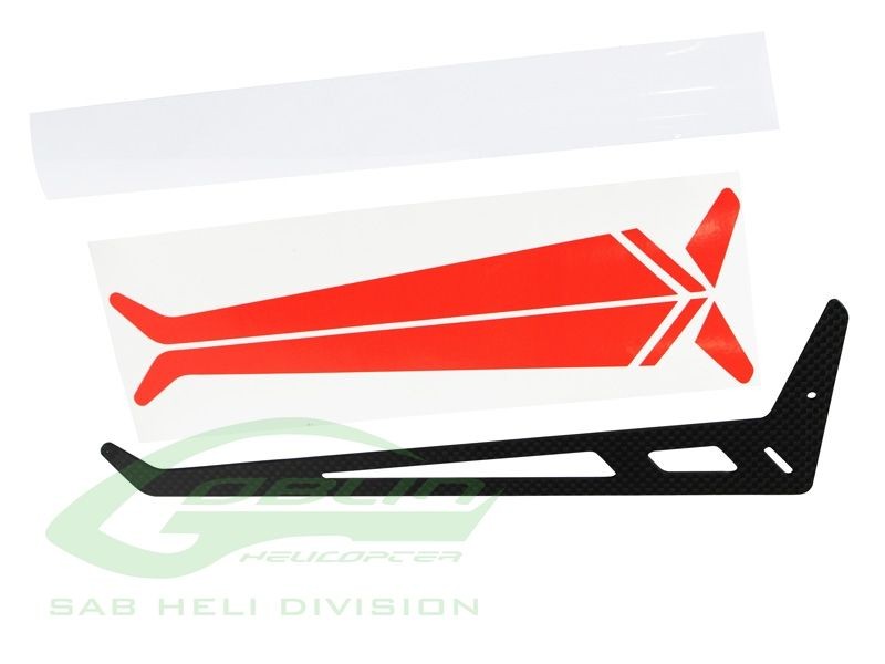 CARBON FIBER TAIL FIN - GOBLIN THUNDER
