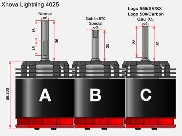 Xnova 4025 Lightning 1120KV