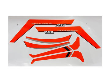 STICKER RAW 700 ORANGE