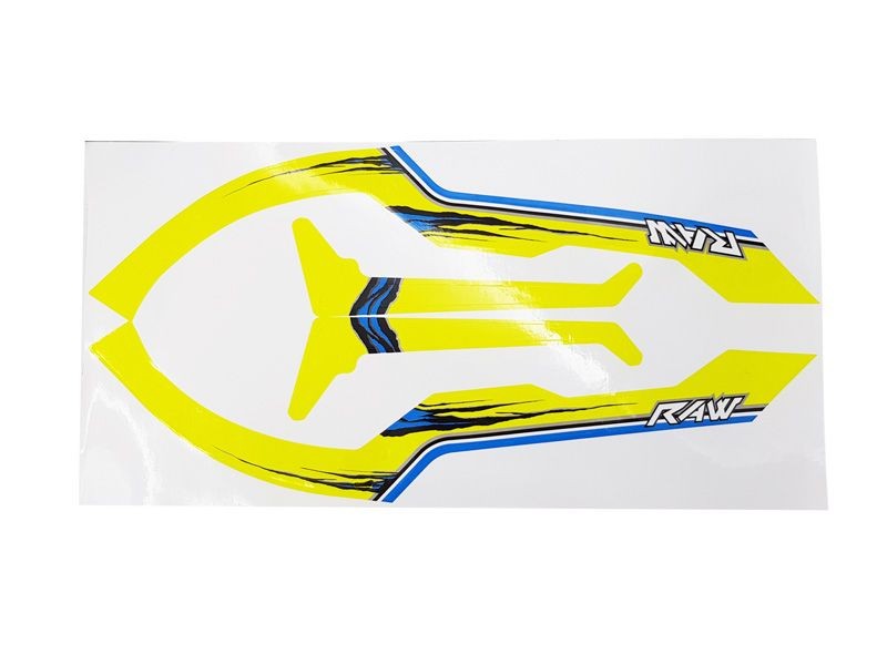 RAW 420 STICKER SET YELLOW