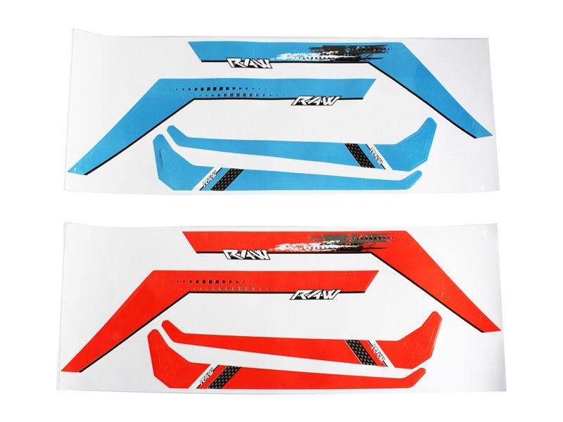 RAW 580 BLUE/ORANGE STICKERS