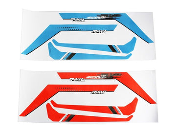 RAW 580 BLUE/ORANGE STICKERS
