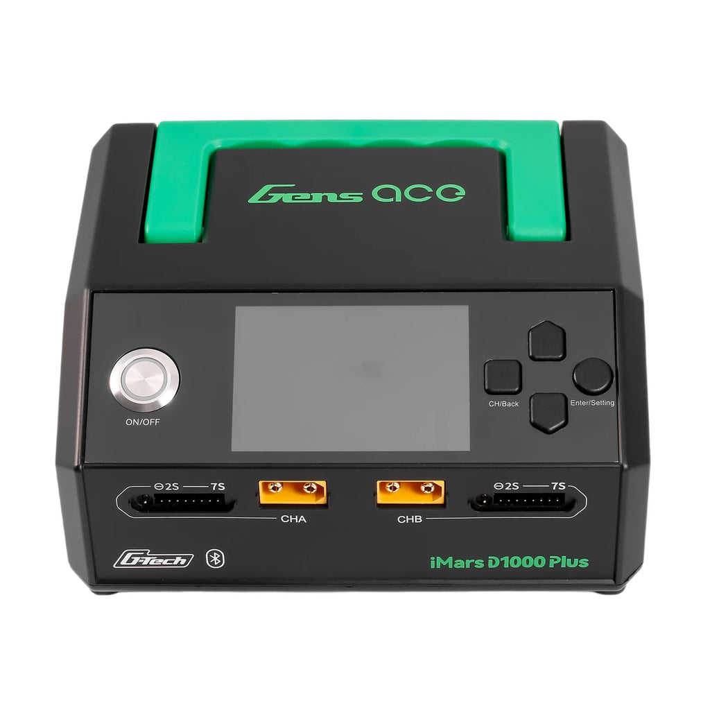 Gens Ace iMars D1000 Plus Smart Charger Dual Channel AC 1000W G-Tech