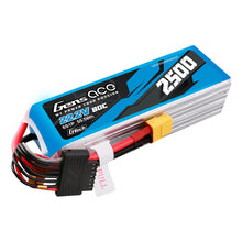 Afbeelding in Gallery-weergave laden, Gens ace G-Tech 2500mAh 22.2V 80C 6S Lipo Pack met XT60