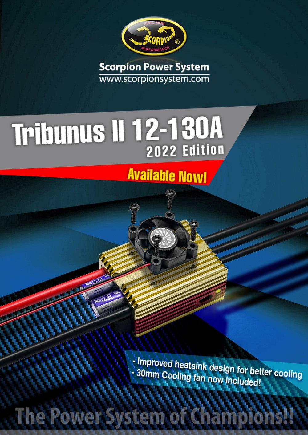 Scorpion TRIBUNUS II 12-130A ESC (SBEC) 2022 EDITION