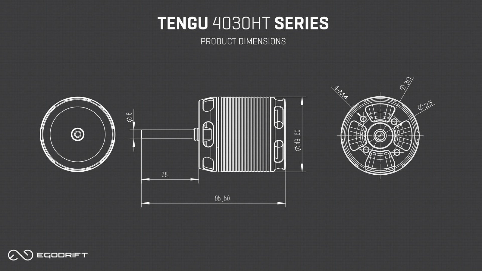 EGODRIFT BETA TENGU 4030HT / 1080KV