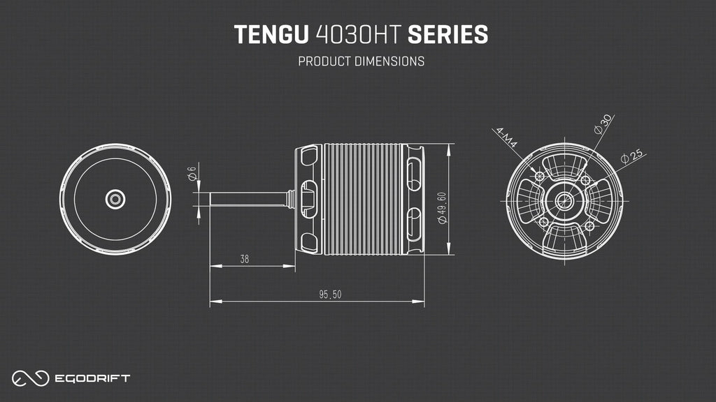 EGODRIFT BETA TENGU 4030HT / 1080KV