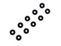 Aluminum Finishing Washer M2.5 Black Matte