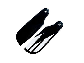 SAB Carbon Fiber Tail Blades 72mm White