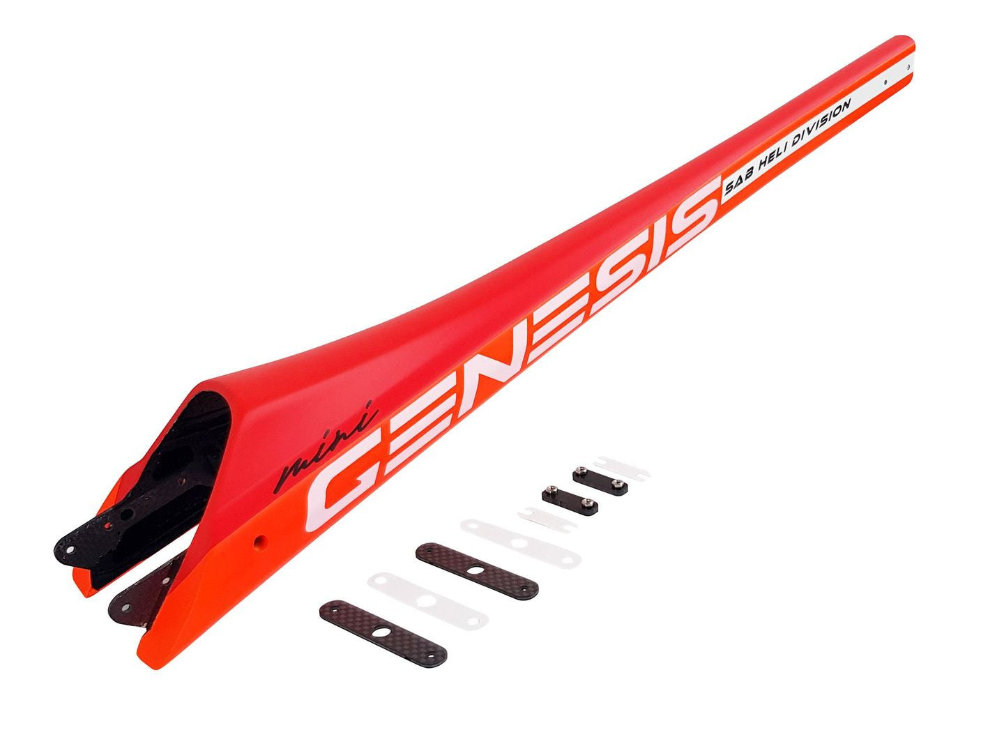 Carbon Fiber Boom Matte Orange