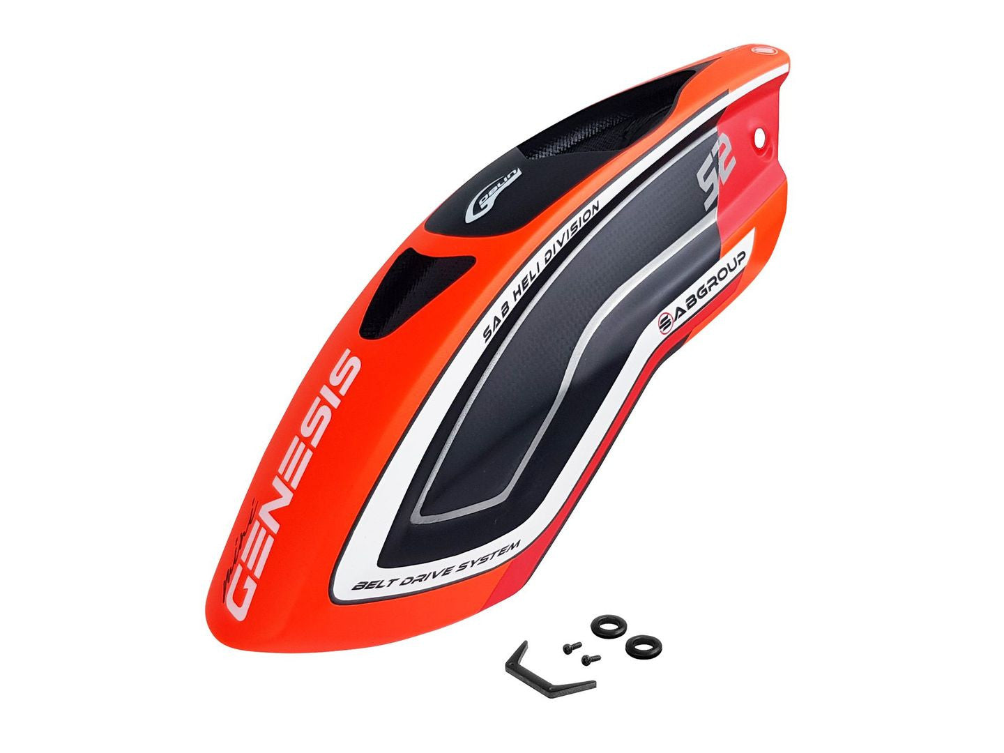 Carbon Fiber Canopy Matte Orange