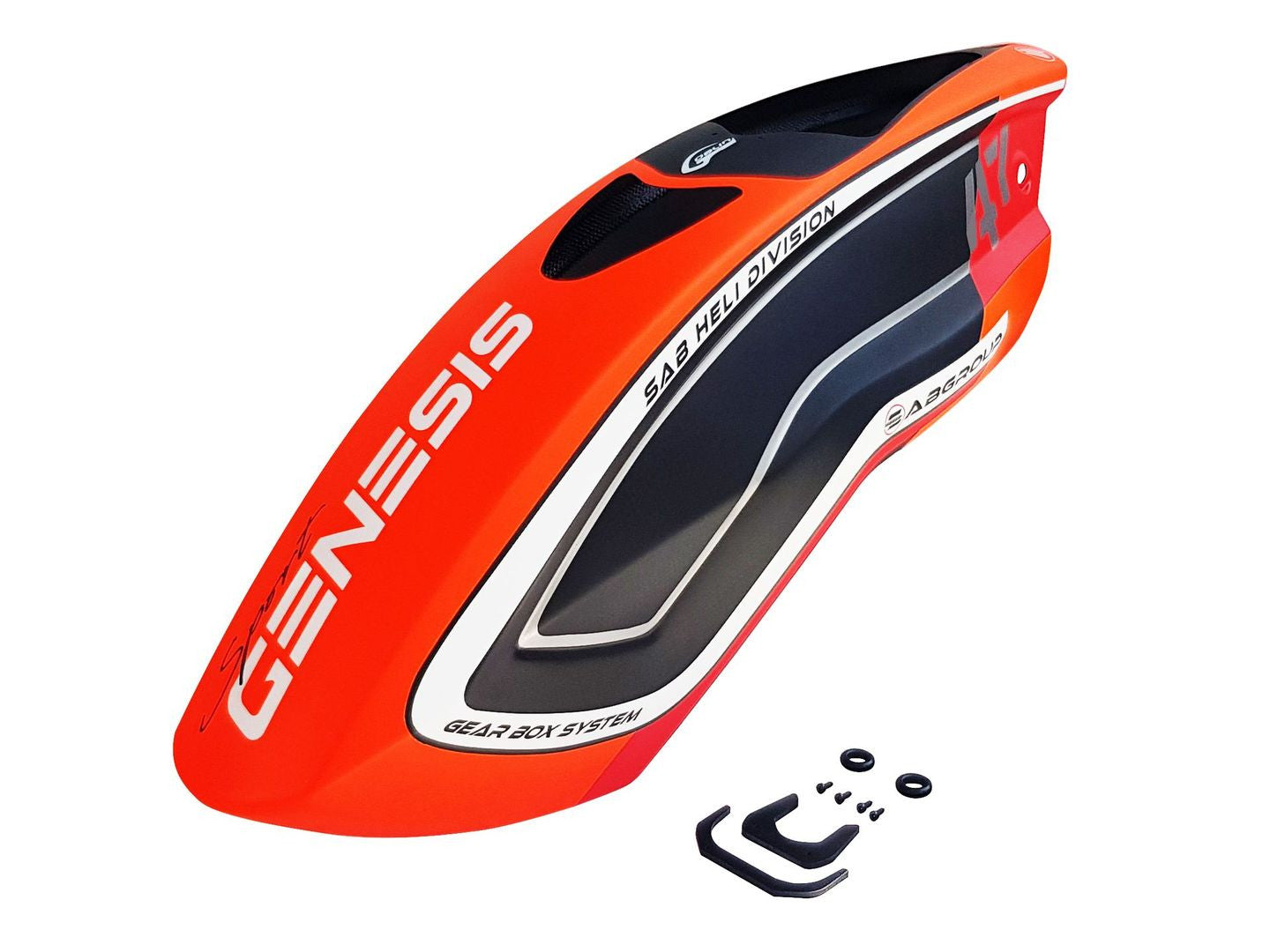Carbon Fiber Genesis Sport Canopy Matte Orange