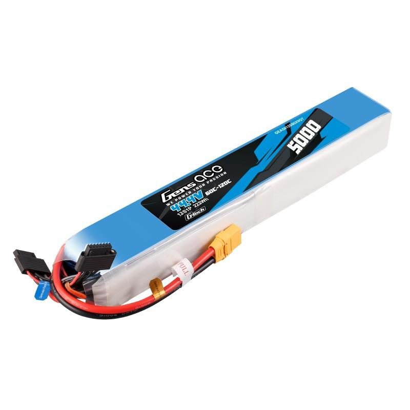 Gens Ace G-Tech 5000mAh 44.4V 60C 12S1P XT90 LIPO Pack