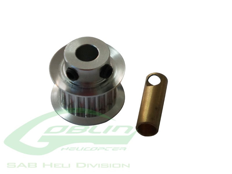 ALUMINUM MOTOR PULLEY Z21 - GOBLIN 500/570