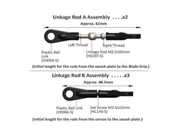 STEEL MAIN LINKAGE HPS - GOBLIN 500/570