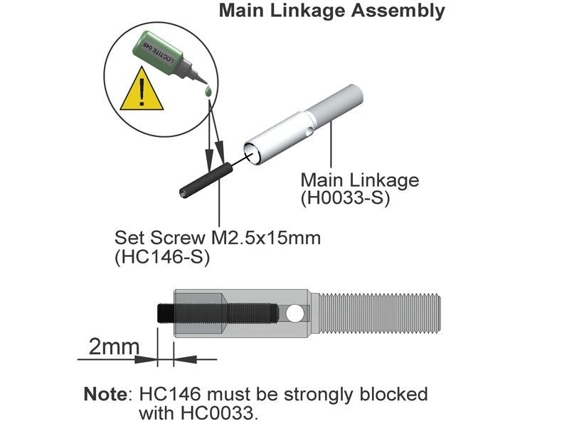 CUP POINT SET SCREWS M2,5X15